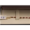 Image 2 : 18KT YELLOW GOLD RUBY BRACELET. STAMPED 18K, SET WITH NATURAL RUBY: 5.26 CARATS OVAL CUT, SLIGHTLY