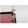Image 3 : ONE PAIR OF 14KT YELLOW GOLD DIAMOND STUD EARRINGS, SET WITH TWO (2) ROUND BRILLIANT CUT DIAMONDS.