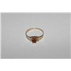 Image 4 : 10KT YELLOW GOLD DIAMOND GEMSTONE RING. NATURAL CITRINE 0.48 CARAT, OVAL, MODERATELY INCLUDED,