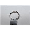 Image 2 : 14KT WHITE GOLD DIAMOND RING. NATURAL DIAMOND AND BLACK DIAMOND 0.48 CARAT, SI3 AVERAGE, ROUND CUT.