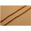 Image 3 : 14KT YELLOW GOLD- 46 CM LONG NECKLACE. 3.2MM DIAMETER, WEIGHT 4.6 GRAMS