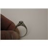 Image 3 : ONE LADIES 14KT WHITE GOLD ART DECO DIAMOND SET ENGAGEMENT OR DRESS RING. INCL. ONE OLD EUROPEAN