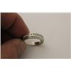 Image 2 : ONE LADIES 14KT WHITE GOLD DIAMOND SET WEDDING OR ANNIVERSARY RING. (MATCHES LOT #10) THE RINF IS