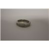 Image 4 : ONE LADIES 14KT WHITE GOLD DIAMOND SET WEDDING OR ANNIVERSARY RING. (MATCHES LOT #10) THE RINF IS