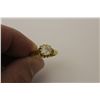 Image 3 : ONE LADIES 20KT YELLOW GOLD DIAMOND SET DRESS OR ENGAGEMENT RING. CIRCA 1860-1890. THE RING  HAS AN