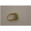 Image 2 : 10KT GOLD-STAMPED OVAL QUARTZ, 6.22 CARAT, SI-TREATED DRESS RING. INCLUDES APPRAISAL