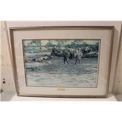 ROBERT BATEMAN, LIMITED EDITION FRAMED PRINT, NUMBERED 351/500