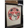 Image 1 : DANNY DENNIS (GITKSAN CANADIAN 1951- ) EAGLE PRINT, SIGNED AND DATED LOWER RIGHT, DM DENNIS '84"