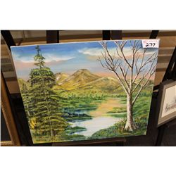 OIL ON CANVAS, SIGNED "DF. BRASSINGTON " LOWER LEFT 36" X 30"