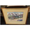 Image 1 : 19" X 14"  FRAMED WATERCOLOUR SIGNED SUZANNE ANLER