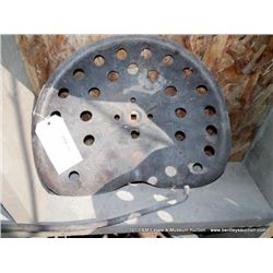 TIN TRACTOR SEAT YPS CO. YOUNG TOWN, OH