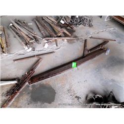 METAL IMPLEMENT TRIPLE TREE HITCH