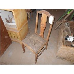 OAK T-BACK CHAIR