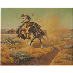Charlie Dye-Hazing the Bronc
