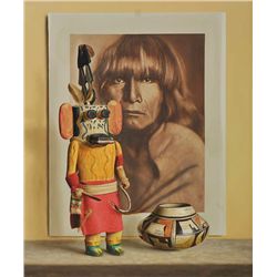 William Acheff-E.S. Curtis - A Hopi Man