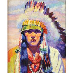 Henry C. Balink-War Chief of San Ildefonso