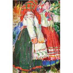 Leon Gaspard-Russian Peasants