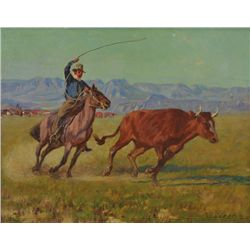 Richard Lorenz-Roping the Bull