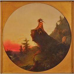 Attributed to George Winter-Indian on Lookout