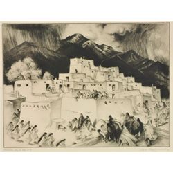 Gene Kloss-Ceremonial Day at Taos