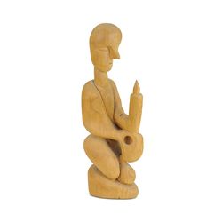 Patrocinio Barela-Figure Holding Candle