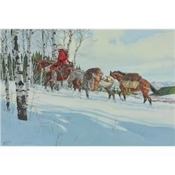 Ron Stewart-Trapper in Winter