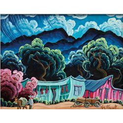 Kim Douglas Wiggins-Spring Shower, Santa Fe