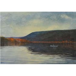 Thomas Aquinas Daly-October on Honeoye Lake