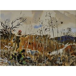 John Cowan-A Portrait of a Bird Hunter, Study