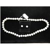 Image 1 : GENUINE FRESHWATER PEARL NECKLACE & EARRINGS