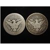 Image 2 : 1902 & 05 BARBER HALF DOLLARS