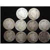 Image 1 : 10 ASSORTED BARBER DIMES