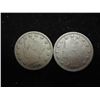 Image 1 : 1883 WITH & WITHOUT CENTS LIBERTY "V" NICKELS