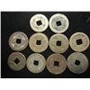 Image 2 : 10 CHINESE CASH COINS