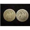 Image 2 : 1887 & 87-S SEATED LIBERTY HALF DOLLARS