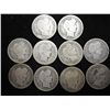 Image 1 : 10 ASSORTED BARBER DIMES