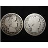 Image 1 : 1907-P & D BARBER HALF DOLLARS