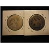 Image 2 : 1853 & 1876 SEATED LIBERTY QUARTERS