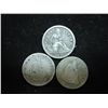 Image 1 : 1840,1840 & 49 SEATED LIBERTY DIMES