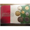 Image 2 : 1986 MEXICO 7 COIN MINT SET ORIGINAL MINT PACKAGE