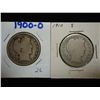 Image 1 : 1900-O & 1910-S BARBER HALF DOLLARS