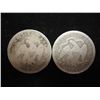 Image 2 : 1875 & 76 SEATED LIBERTY QUARTERS