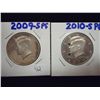 Image 1 : 2009-S & 2010-S KENNEDY HALF DOLLARS PROOF