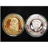 Image 1 : 2-2009 BARACK OBAMA INAUGURATION TOKENS (PF)