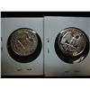 Image 2 : 1992 & 94 WASHINGTON SILVER PROOF QUARTERS