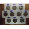 Image 1 : 10 ASSORTED LIBERTY "V" NICKELS EARLIER DATES