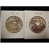 Image 2 : 1963 & 63-D FRANKLIN HALF DOLLARS UNC