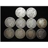 Image 1 : 10 ASSORTED BARBER DIMES