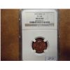 Image 1 : 1972-DDO LINCOLN CENT NGC MS65 RD