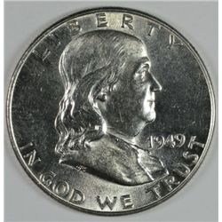 1949 Franklin Half. MS-65 Full Bell Lines.
